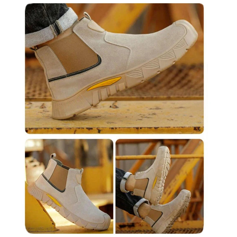 🔥 Zapatos de Seguridad Indestructibles TitanStep con Punta de Acero Antideslizante