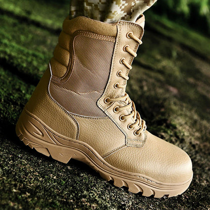 Botas Tácticas Militares Indestructibles TitanOps con Cremallera Lateral Antideslizante