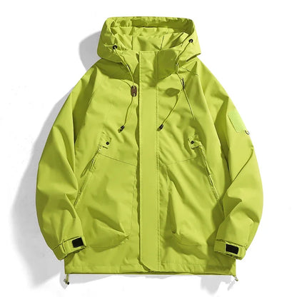 Chaqueta Impermeable Unisex para Montaña, Pesca y Camping – Cortaviento Transpirable