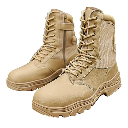Botas Tácticas Militares Indestructibles TitanOps con Cremallera Lateral Antideslizante
