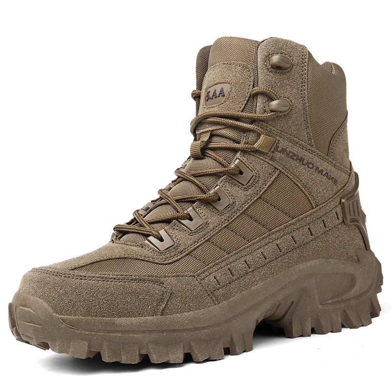 Botas Tácticas de Combate DesertOps Indestructibles Antideslizantes para Trabajo y Outdoor