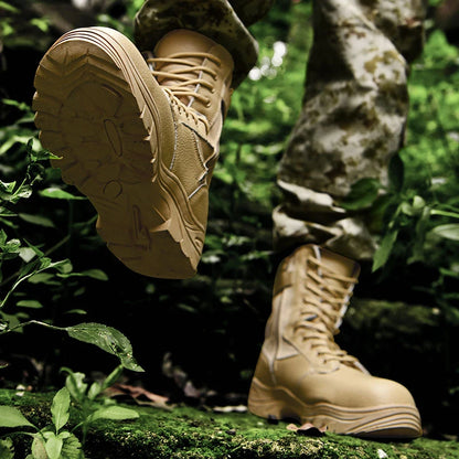 Botas Tácticas Militares Indestructibles TitanOps con Cremallera Lateral Antideslizante