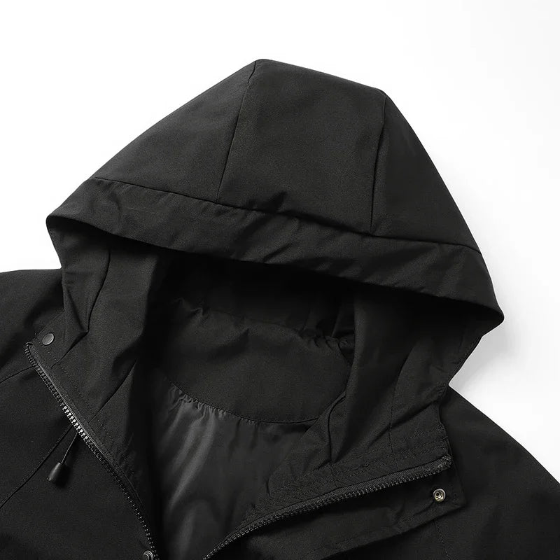 Chaqueta Impermeable Unisex para Montaña, Pesca y Camping – Cortaviento Transpirable