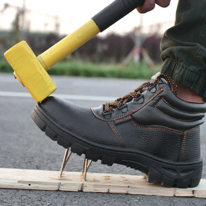 Bota Masculina de Seguridad Indestructible TitanPro Anti Impacto y Antiperforación