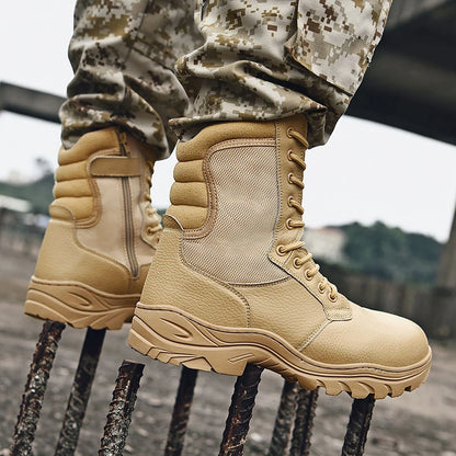 Botas Tácticas Militares Indestructibles TitanOps con Cremallera Lateral Antideslizante