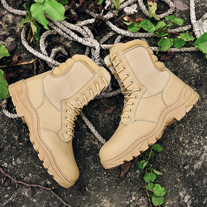 Botas Tácticas Militares Indestructibles TitanOps con Cremallera Lateral Antideslizante
