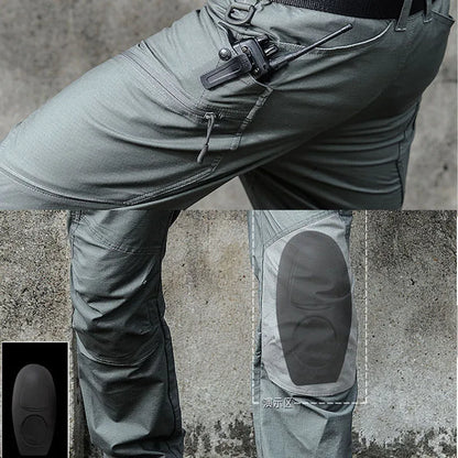 Pantalones Tácticos EliteShield Cargo Impermeables Multi-Bolsillos