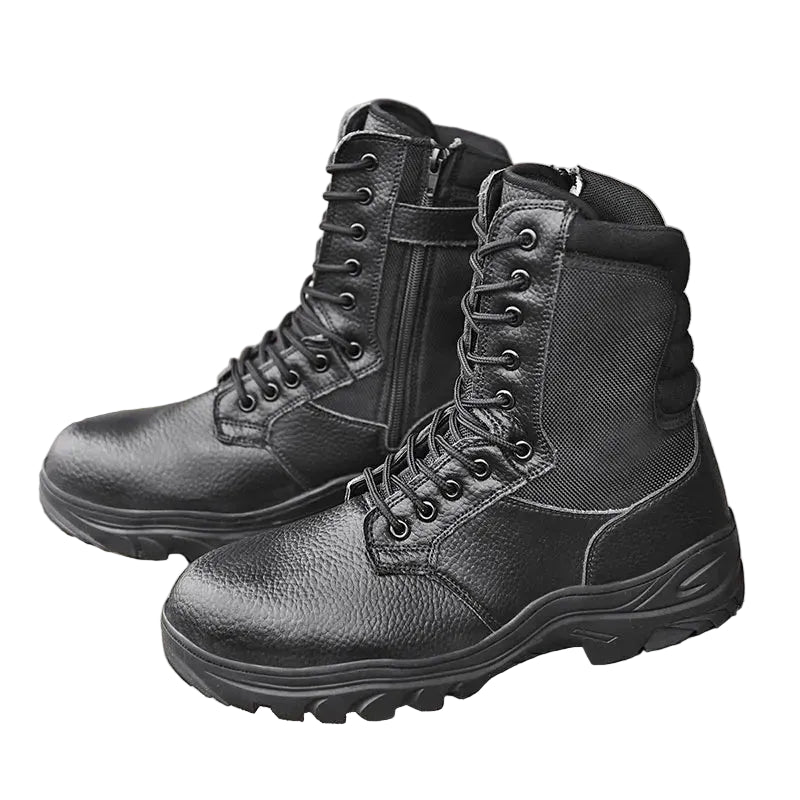 Botas Tácticas Militares Indestructibles TitanOps con Cremallera Lateral Antideslizante