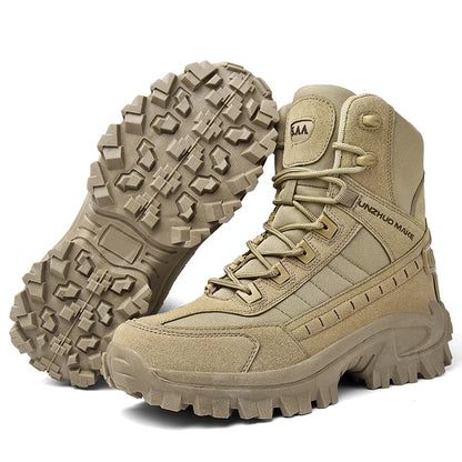 Botas Tácticas de Combate DesertOps Indestructibles Antideslizantes para Trabajo y Outdoor