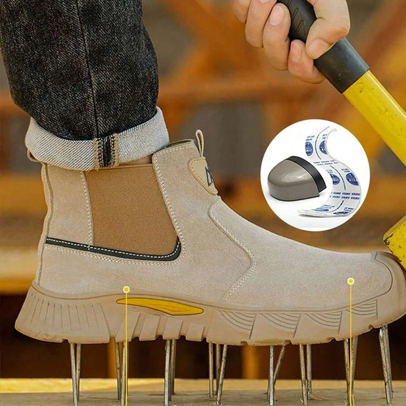 🔥 Zapatos de Seguridad Indestructibles TitanStep con Punta de Acero Antideslizante
