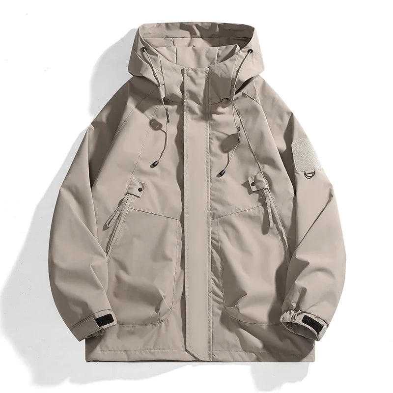 Chaqueta Impermeable Unisex para Montaña, Pesca y Camping – Cortaviento Transpirable