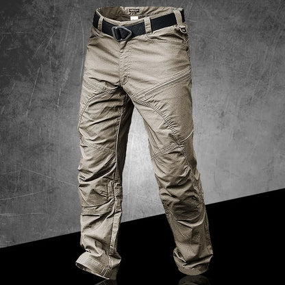 Pantalones Tácticos EliteShield Cargo Impermeables Multi-Bolsillos